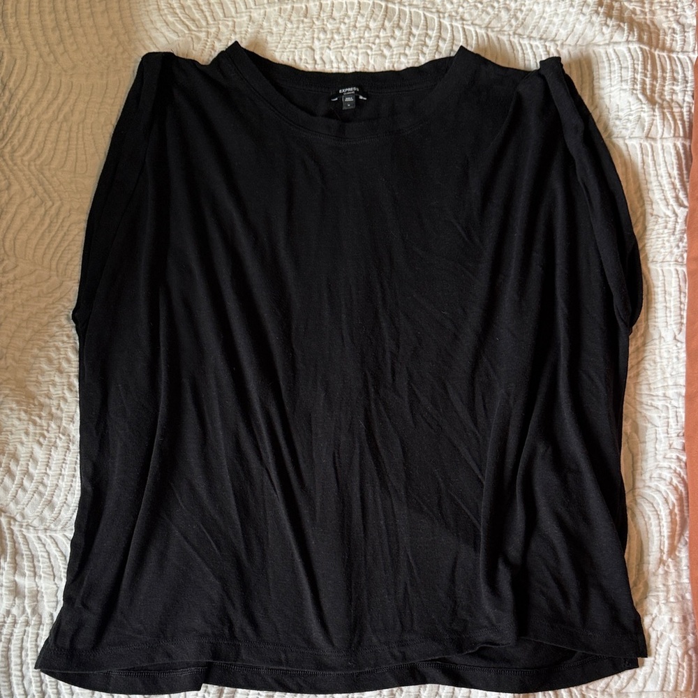 Express Black Short Sleeve Women's Tee